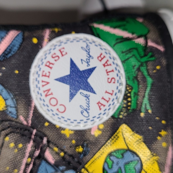 Converse Chuck Taylor AllStar Dinoverse Hi-Top Sneakers Infant Size 5M Pre-Loved - Picture 13 of 17